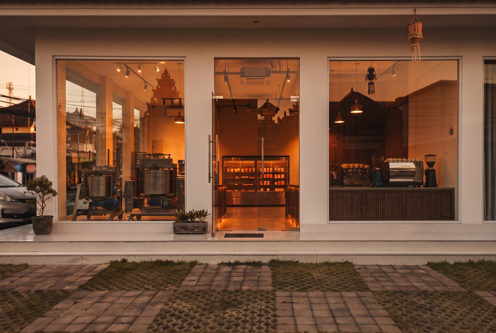 Tira Hita Cacao showroom exterior in Umalas, Canggu